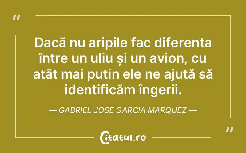 Citat Gabriel Jose Garcia Marquez - citate viata