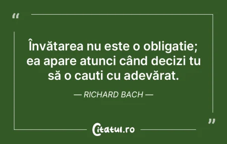 Viața ta reprezintă oportunitatea de a...