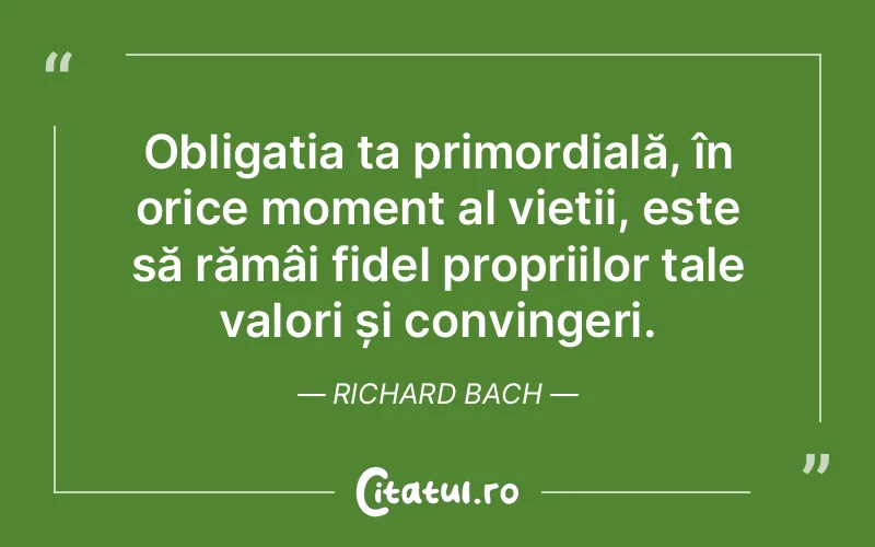 Citat Richard Bach - citate viata