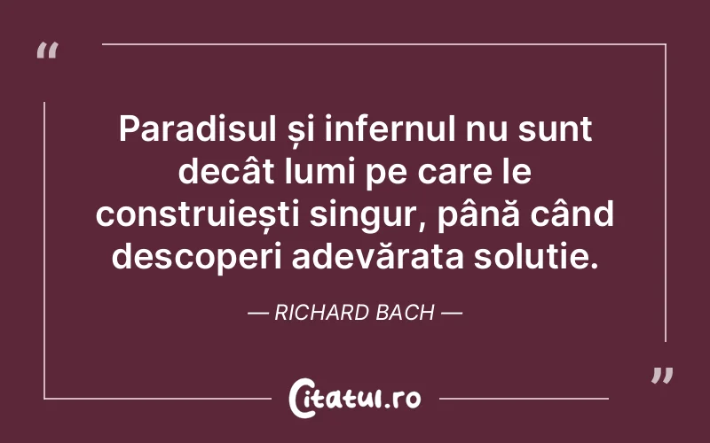 Citat Richard Bach - citate viata