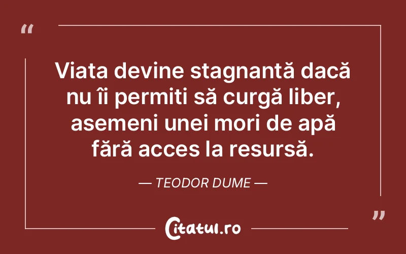 Citat Teodor Dume - citate viata