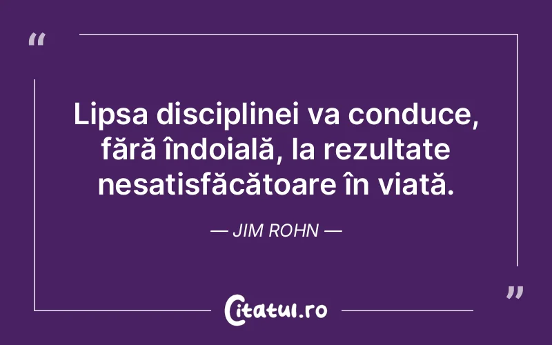 Citat Jim Rohn - citate viata