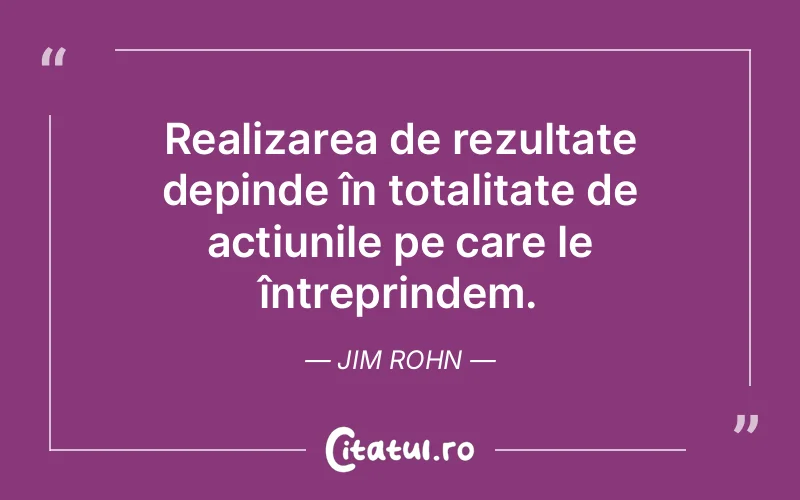 Citat Jim Rohn - citate viata
