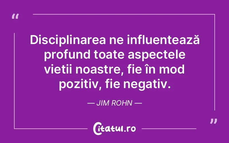 Citat Jim Rohn - citate viata