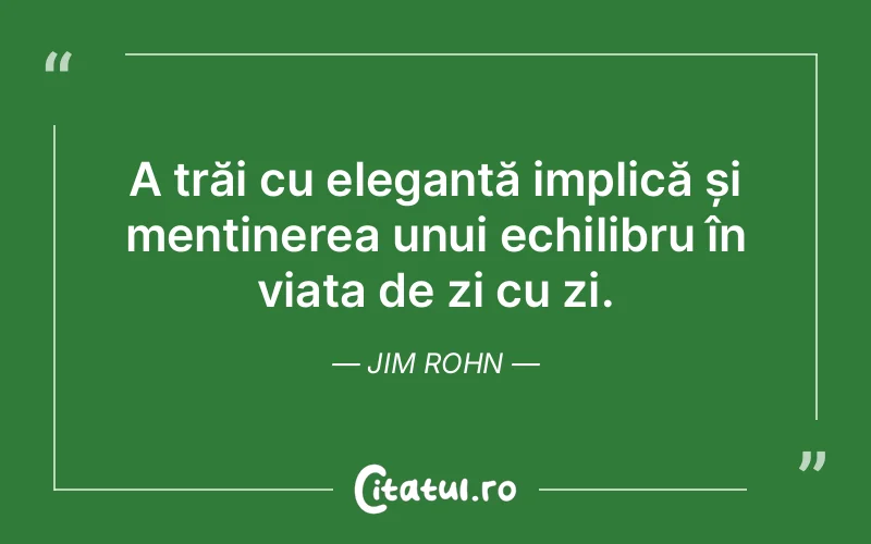 Citat Jim Rohn - citate viata