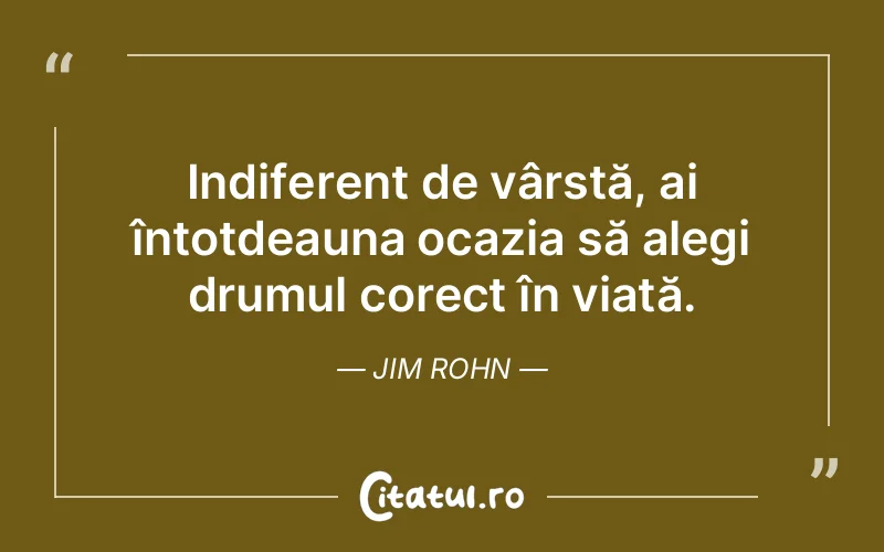 Citat Jim Rohn - citate viata