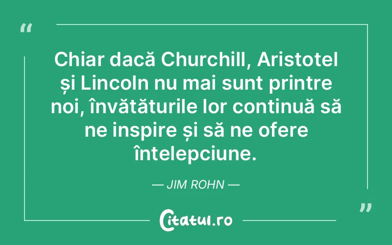 Citat Jim Rohn - citate viata
