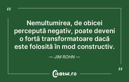 Disciplinarea personală deschide uși c...