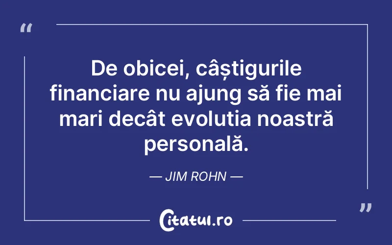 Citat Jim Rohn - citate viata
