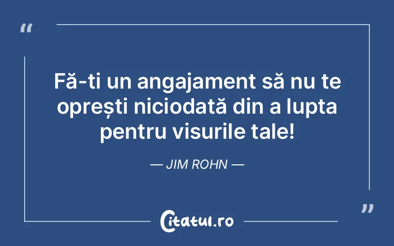 Citat Jim Rohn - citate viata