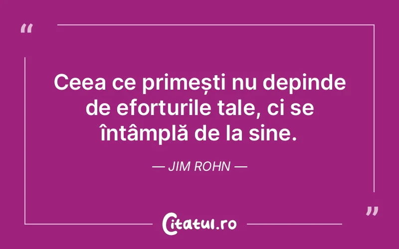 Citat Jim Rohn - citate viata