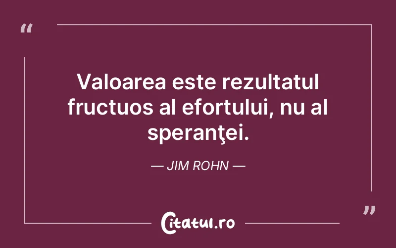 Citat Jim Rohn - citate viata
