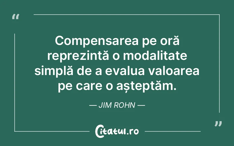 Citat Jim Rohn - citate viata