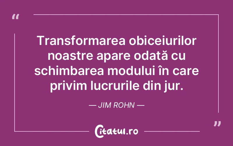 Citat Jim Rohn - citate viata