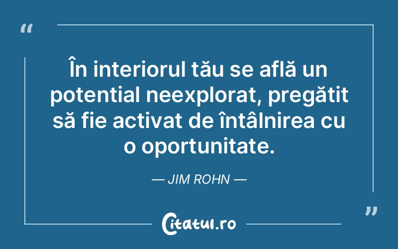 Citat Jim Rohn - citate viata