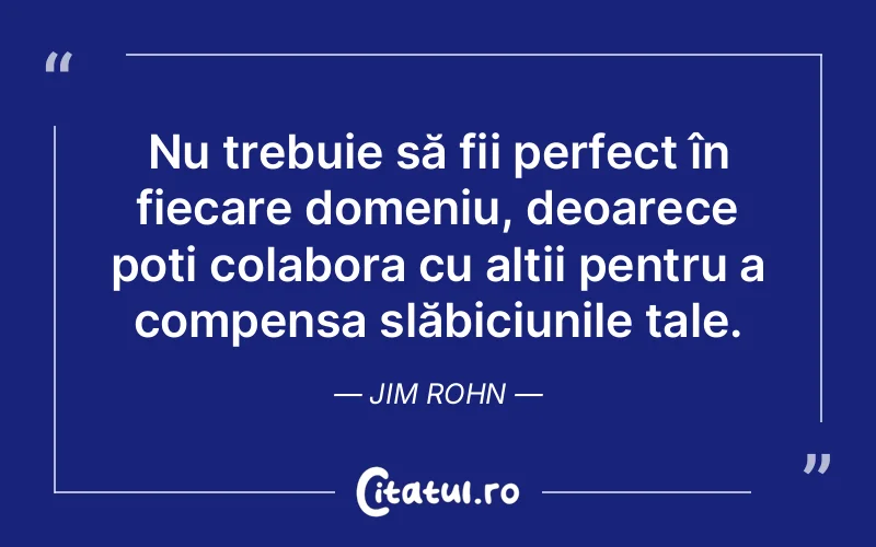 Citat Jim Rohn - citate viata