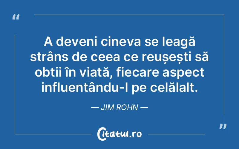 Citat Jim Rohn - citate viata