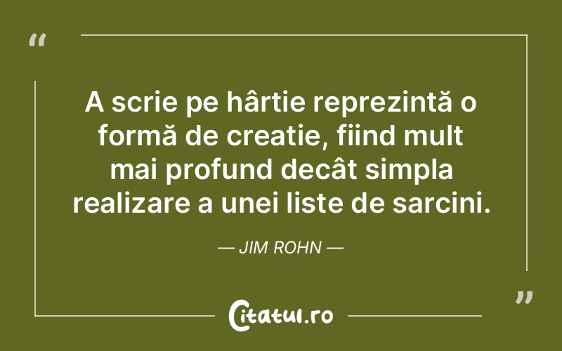 Citat Jim Rohn - citate viata