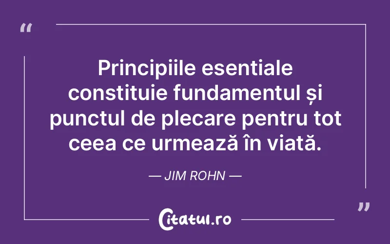 Citat Jim Rohn - citate viata