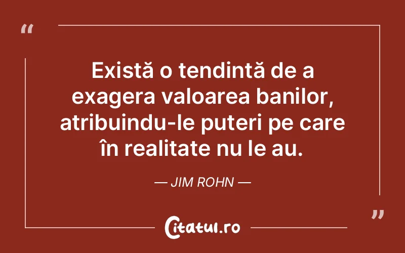 Citat Jim Rohn - citate viata
