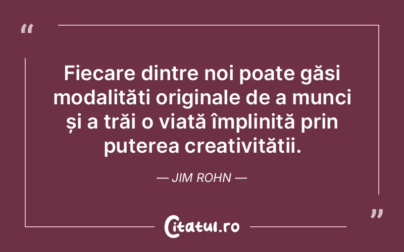 Citat Jim Rohn - citate viata