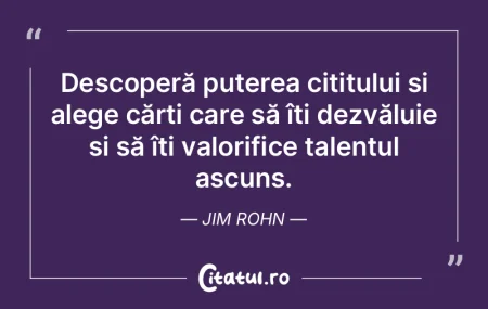 Disciplina are puterea de a transforma n...