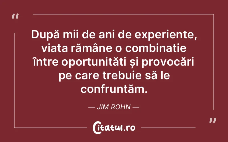 Citat Jim Rohn - citate viata