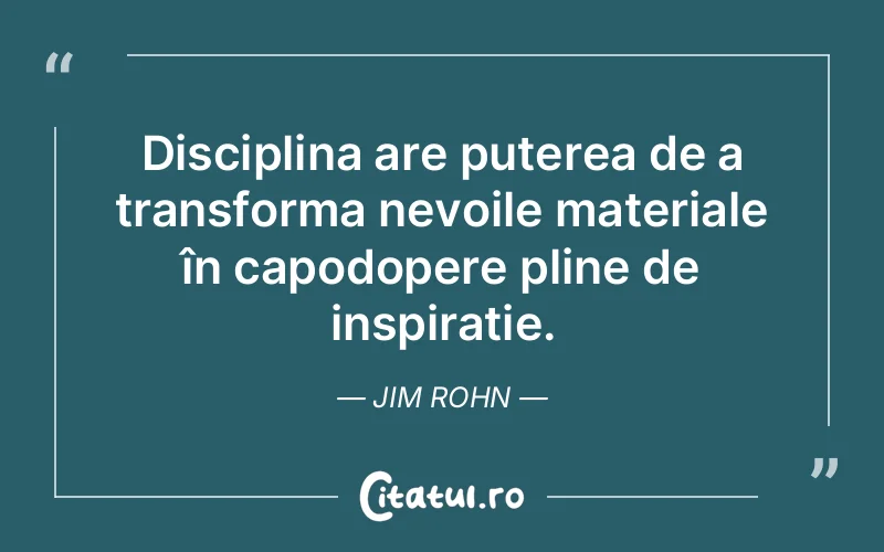 Citat Jim Rohn - citate viata