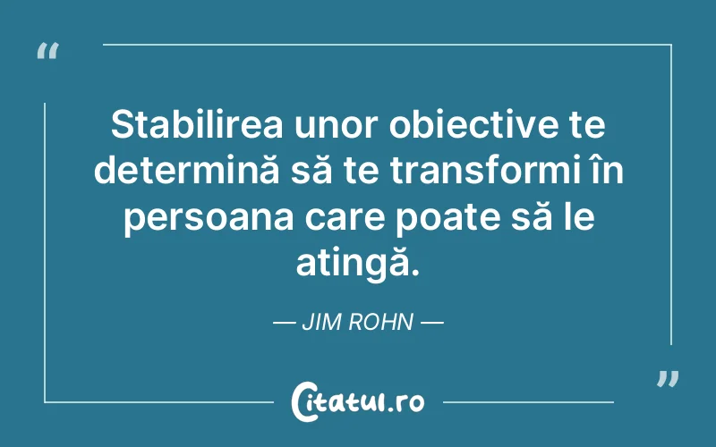 Citat Jim Rohn - citate viata