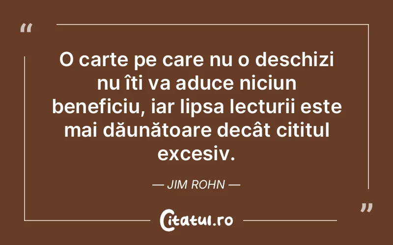 Citat Jim Rohn - citate viata