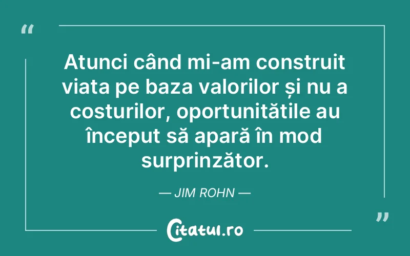 Citat Jim Rohn - citate viata