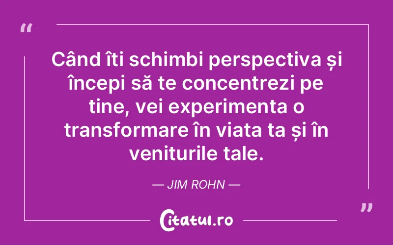 Citat Jim Rohn - citate viata