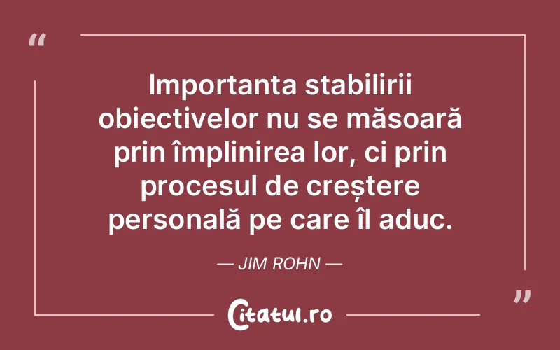 Citat Jim Rohn - citate viata