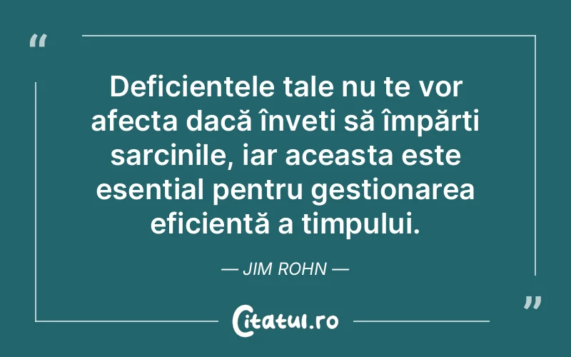 Citat Jim Rohn - citate viata
