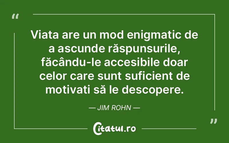 Citat Jim Rohn - citate viata