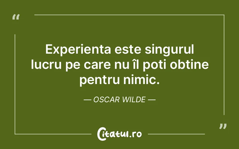 Citat Oscar Wilde - citate viata