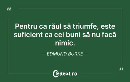 Piatra nu speră să fie nimic altceva d...