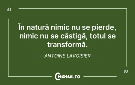 Natura nu face nimic în zadar. Aristote...