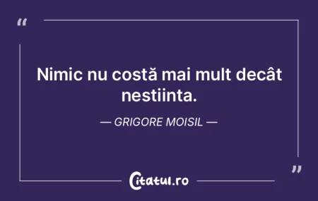 Ştiu că nu ştiu nimic, dar ştiu că ...
