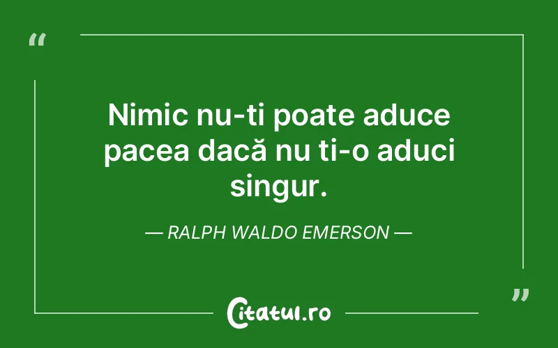 Citat Ralph Waldo Emerson - citate viata