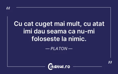 Ignoranta profunda inspira tonul dogmati...