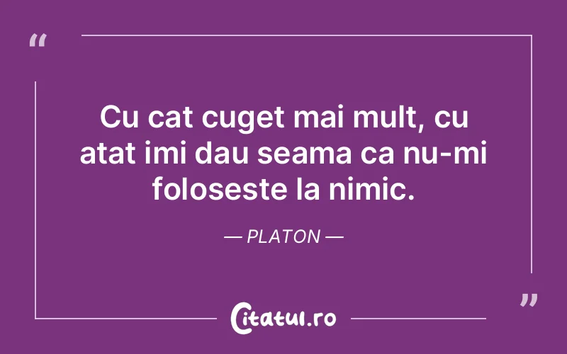 Citat Platon - citate viata