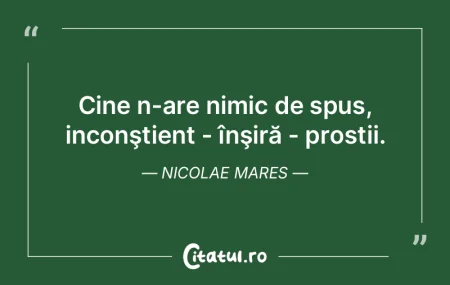 De frică ajungi a fi nimicit, de rușin...