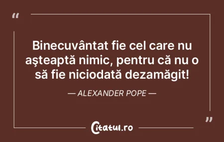 Cantaţi! Nimic din ce e nobil, suav şi...