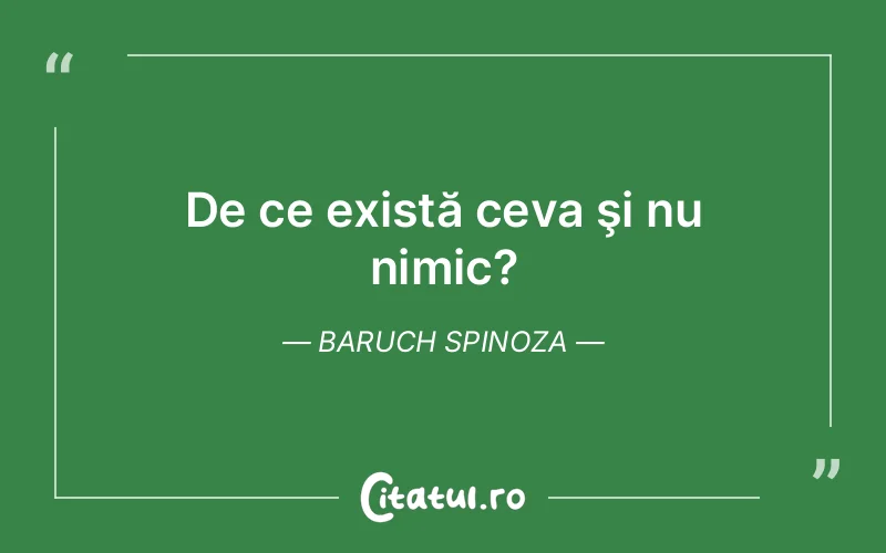 Citat Baruch Spinoza - citate viata