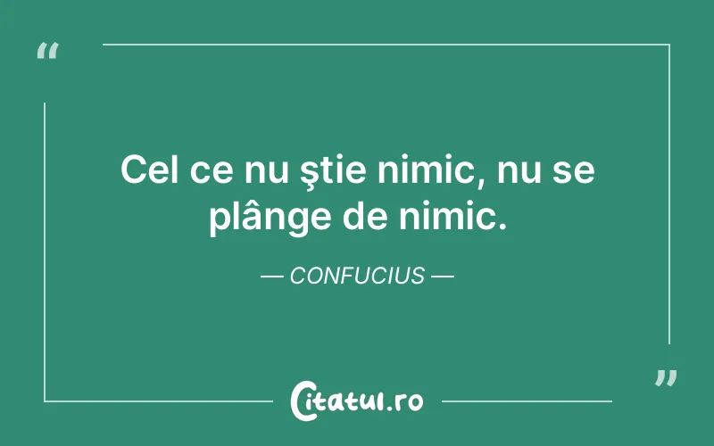 Citat Confucius - citate viata