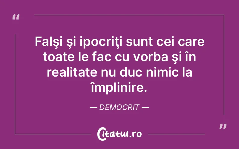 Citat Democrit - citate viata