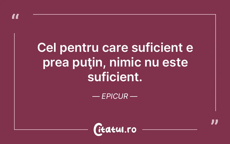 Citat Epicur - citate viata