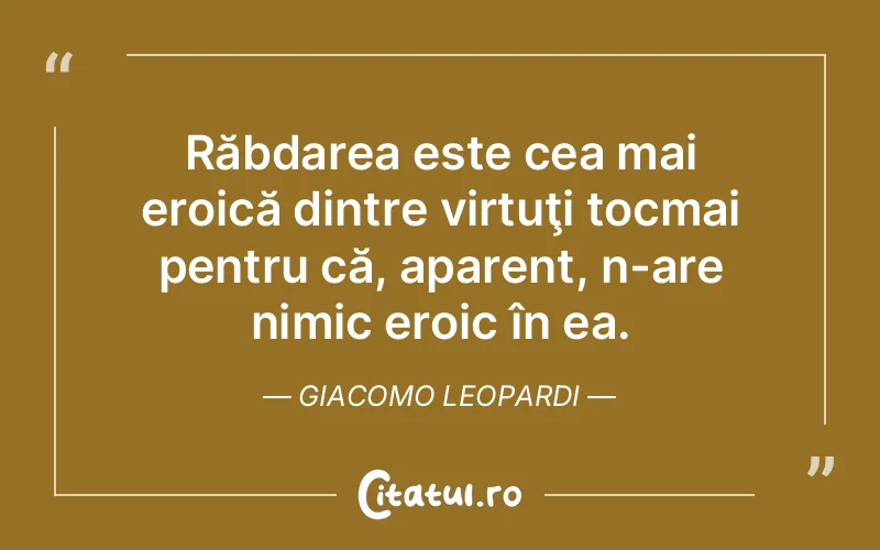 Citat Giacomo Leopardi - citate viata