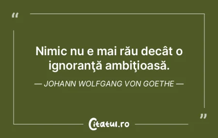 Fapta e totul, gloria nimic. Johann Wolf...